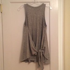 Unique Lou & Grey tank with knot front